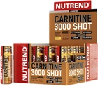 Spalacz tłuszczu Nutrend Carnitine 3000 Shot 20 x 60 ml Strawberry (8594073177582) - obraz 1