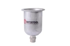 Бачок для краскопульта HVLP Intertool 125 мл внутренняя резьба M14 x 1 мм (PT-1903)