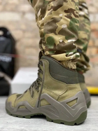 Армійські чоловічі черевики Vaneda нубук кордура 41 Оливковий (Kali) - зображення 4