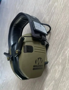 Активные защитные наушники для органов слуха Walkers Razor складные оголовье с металлической проволочной рамой динамическое подавление звуков Олива - изображение 4