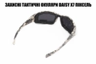 Захисні тактичні окуляри + 7 комплектів лінз Daisy X7-X піксель товщина лінз 2 мл-збільшена товщина - зображення 8