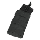 Подсумок для магазина карабина молле Condor Single M4/M16 Open Top Mag Pouch MA18 Чорний - изображение 1