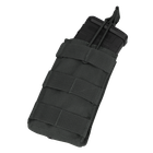 Подсумок для магазина карабина молле Condor Single M4/M16 Open Top Mag Pouch MA18 Чорний