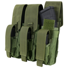 Подсумок для магазинов АК молле Condor Triple AK Kangaroo Mag Pouch MA72 Олива (Olive) - изображение 1