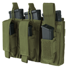 Подсумок кенгуру тройной для магазинов молле Condor Triple Kangaroo Mag Pouch MA55 Олива (Olive)