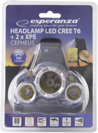 Ліхтар налобний Esperanza Head Lamp LED T6 Cepheus (EOT026) - зображення 3