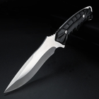 Нож охотничий Columb OD105 толстый клинок, металлическая рукоять, качественная сталь - изображение 2