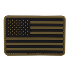 Шеврон флаг США Condor MINI US FLAG PATCH PVC 181014 (ПВХ) Coyote Brown - изображение 1