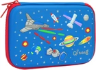 Пенал Cool For School с тиснением 1 отделение Голубой (QT-5661-Blue)
