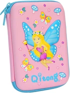 Пенал Cool For School с тиснением 1 отделение Розовый (QT-5625-Pink)