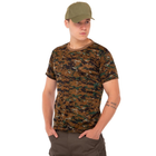 Літня футболка чоловіча тактична Jian 9184 розмір 2XL (52-54) Камуфляж Surpat - зображення 5