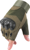 Тактические перчатки Multicam Extrime RX безпалые размер L Зеленые (Extrime RX green L) - изображение 3