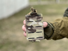 Подсумок под магазин Tactic, тактический армейский подсумок ак одинарный цвет Мультикам (pouch-AK-multicam) - изображение 7