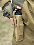 Тактична кобура на пояс Tactic універсальна кобура з кишенею під магазин колір Койот (2023-holster-coyote) - зображення 7