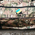 Баул-сумка військова, армійський баул Cordura мультикам 100 л тактичний баул, тактичний баул-рюкзак - зображення 8