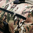 Баул-сумка військова, армійський баул Cordura мультикам 100 л тактичний баул, тактичний баул-рюкзак - зображення 10