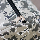 Баул сумка військова, баул армійський Оксфорд піксель 100 л тактичний баул, тактичний баул-рюкзак - зображення 10