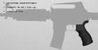 Полимерная рукоять IMI M16/AR15 EG Grip ZG102 Чорний - изображение 2