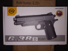 Страйкбольний пістолет Galaxy Colt, металевий, пружинний G.38D - зображення 5