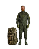 Баул военный на 140 л пиксель Армейская сумка - изображение 4