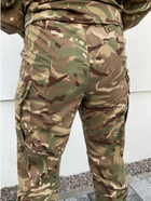 Чоловічий тактичний армійський костюм для ЗСУ MultiCam рип-стоп 20222087-46 9323 46 розмір - зображення 8