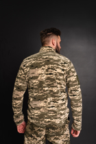 Кофта флисовая мужская военная тактическая с липучками под шевроны ВСУ (ЗСУ) Пиксель 8714 56 размер хаки - изображение 7