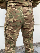 Чоловічий тактичний армійський костюм для ЗСУ MultiCam рип-стоп 20222087-52 9326 52 розмір - зображення 8