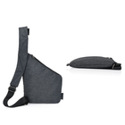 Сумка тактическая через плече WLKR W39-Cross Body мужская, слинг, армейский мини-рюкзак нагрудный Серый - изображение 7