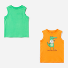 Zestaw koszulek dziecięcych 2 szt. OVS 1790127 140 cm Pomarańczowy (8057274906158) - obraz 1