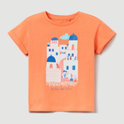 Дитяча футболка для дівчинки OVS 1790536 122 см Помаранчева (8057274915136) - зображення 1