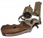 Револьвер под патрон Флобера Profi 4.5" сатин дерево с Кобурой - изображение 3