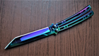 Нож Карманный 15-A цвет градиент (изумрудный) - изображение 4