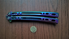 Нож Карманный 15-A цвет градиент (изумрудный) - изображение 8