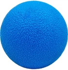 Массажный мячик EasyFit EF-2075-BL TPR 6 см мяч для массажа и МФР массажер для спины, ног, рук, шеи и стоп Синий (56001979)