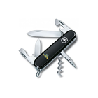 Нож Victorinox Spartan Ukraine Black "Герб України Зі Стрічкою" (1.3603.3_T1010u)