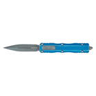 Нож Microtech Dirac Double Edge Stonewash Distressed Blue (225-10DBL)