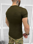 Тактична футболка з матеріалу інноваційного ЗСУ Olive L - зображення 3