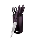 Набір ножів Berlinger Haus Purple Eclipse Collection з підставкою 7 предметів (BH-2798)