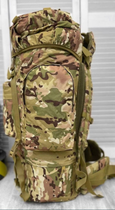 Тактический большой армейский рюкзак 100 л Светлый Мультикам - изображение 4