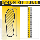 Кроссовки тактические M-TAC SUMMER SPORT BLACK р.45 Черные - изображение 10