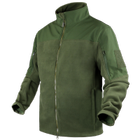 Тактичний куртка флісова Condor BRAVO FLEECE JACKET 101096 Large, Олива (Olive) - зображення 1
