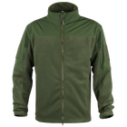 Тактичний куртка флісова Condor BRAVO FLEECE JACKET 101096 Large, Олива (Olive) - зображення 2