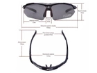 Защитные тактические очки с поляризацией .5 комплектов линз RockBros - изображение 2