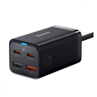 Зарядний пристрій МПЗ Baseus GaN3 Pro 65W (2 Type-C + 2 USB) + Кабель Type-C to Type-C 100W (1m)