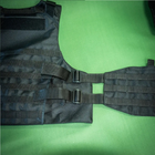 Плитоноска с установкой боковой и кевларовой защиты Kirasa KI101 черный - изображение 5
