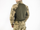 Військовий літній костюм (штани + убакс), ріп-стоп піксель ЗСУ, 65/35, олива, розмір 54 - зображення 4