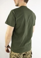 Бавовняна військова футболка олива, 48 - зображення 3