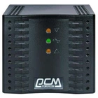 Стабилизатор Powercom tca-600 черный ступенчатый, 300Вт, вход 220в+/-20%, выход 220v +/- 7%
