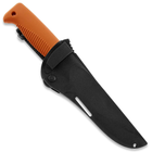 Ніж Peltonen M07 Ranger Knife Orange Handle (teflon, composite) - зображення 4