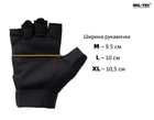 Тактические перчатки Army Fingerless Gloves Mil-tec Черные 12538502 размер XL - изображение 4